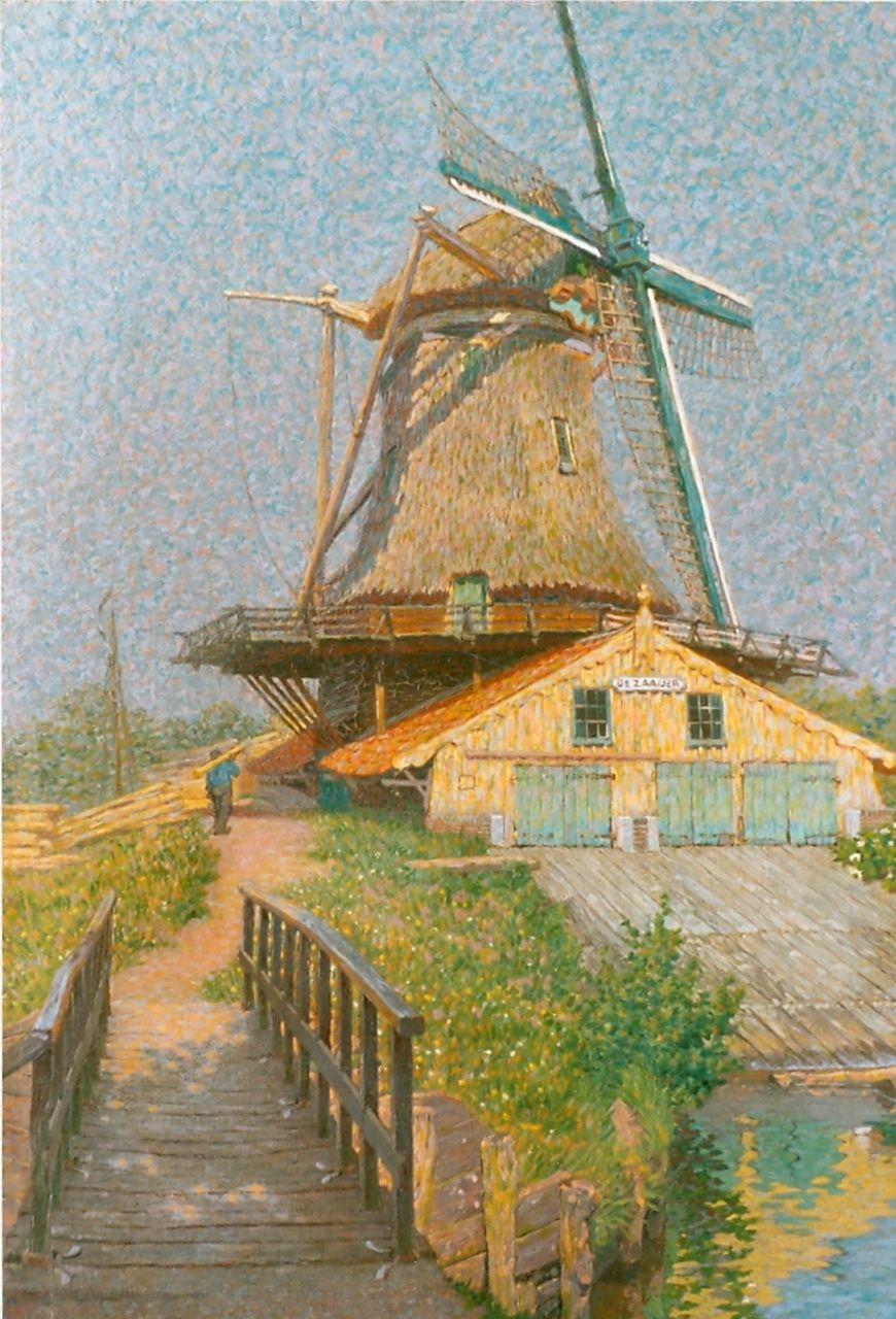 Breman A.J.  | Ahazueros Jacobus 'Co' Breman, Sawmill, Öl auf Leinwand 54,0 x 37,1 cm, signed l.l. und dated June 1905