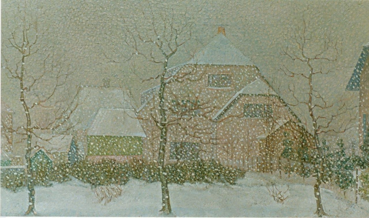 Nieweg J.  | Jakob Nieweg, A winter landscape, Öl auf Leinwand