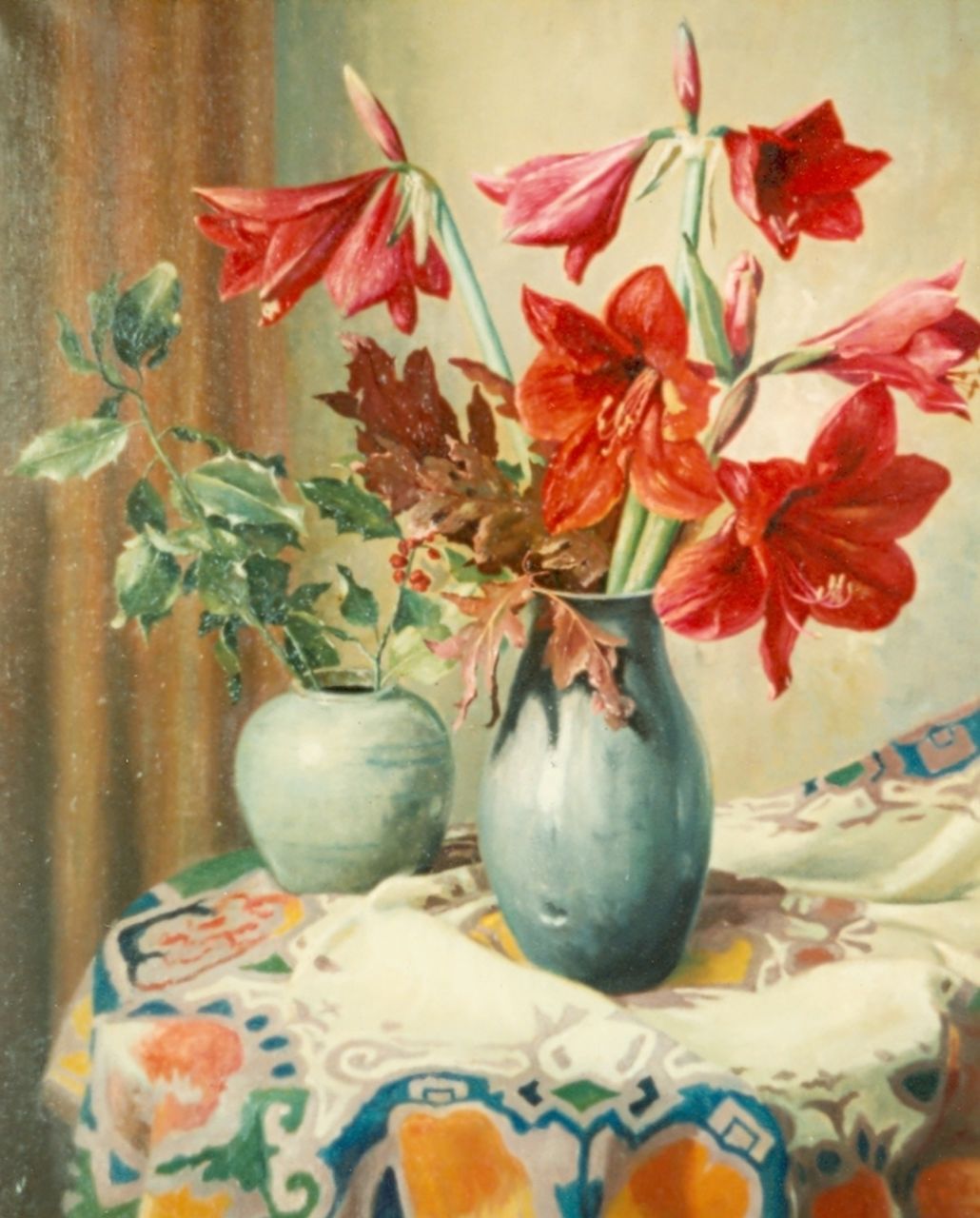 Noltee B.C.  | Bernardus Cornelis 'Cor' Noltee, Flower still life, Öl auf Leinwand