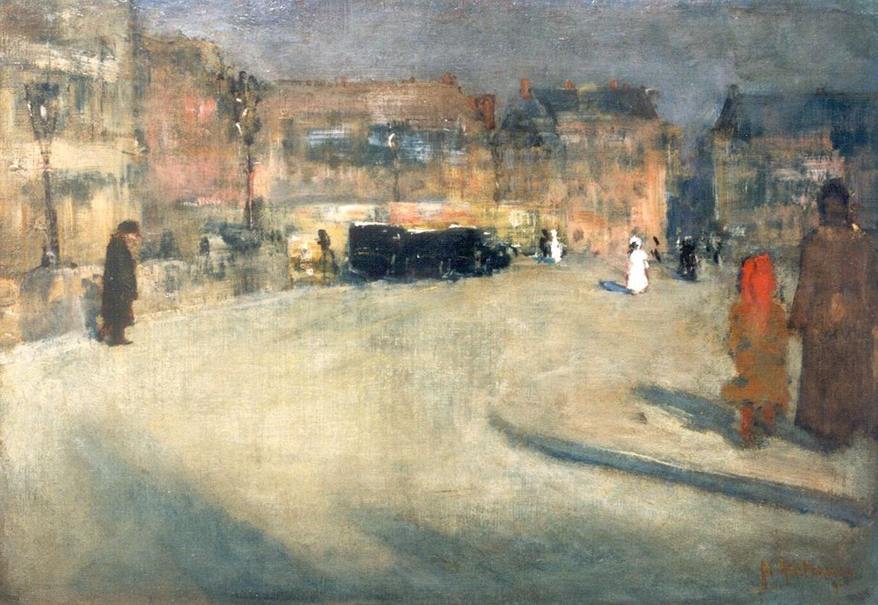 Arntzenius P.F.N.J.  | Pieter Florentius Nicolaas Jacobus 'Floris' Arntzenius, A townscape, France, Öl auf Leinwand 29,0 x 41,9 cm, signed l.r. und datiert '92