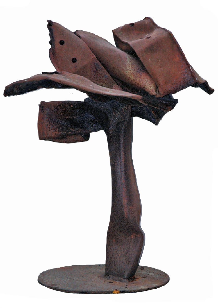 Niermeijer Th.  | Theo Niermeijer | Skulpturen und Objekte zum Verkauf angeboten | Komposition, Oxidiertes Stahl 90,0 x 70,0 cm
