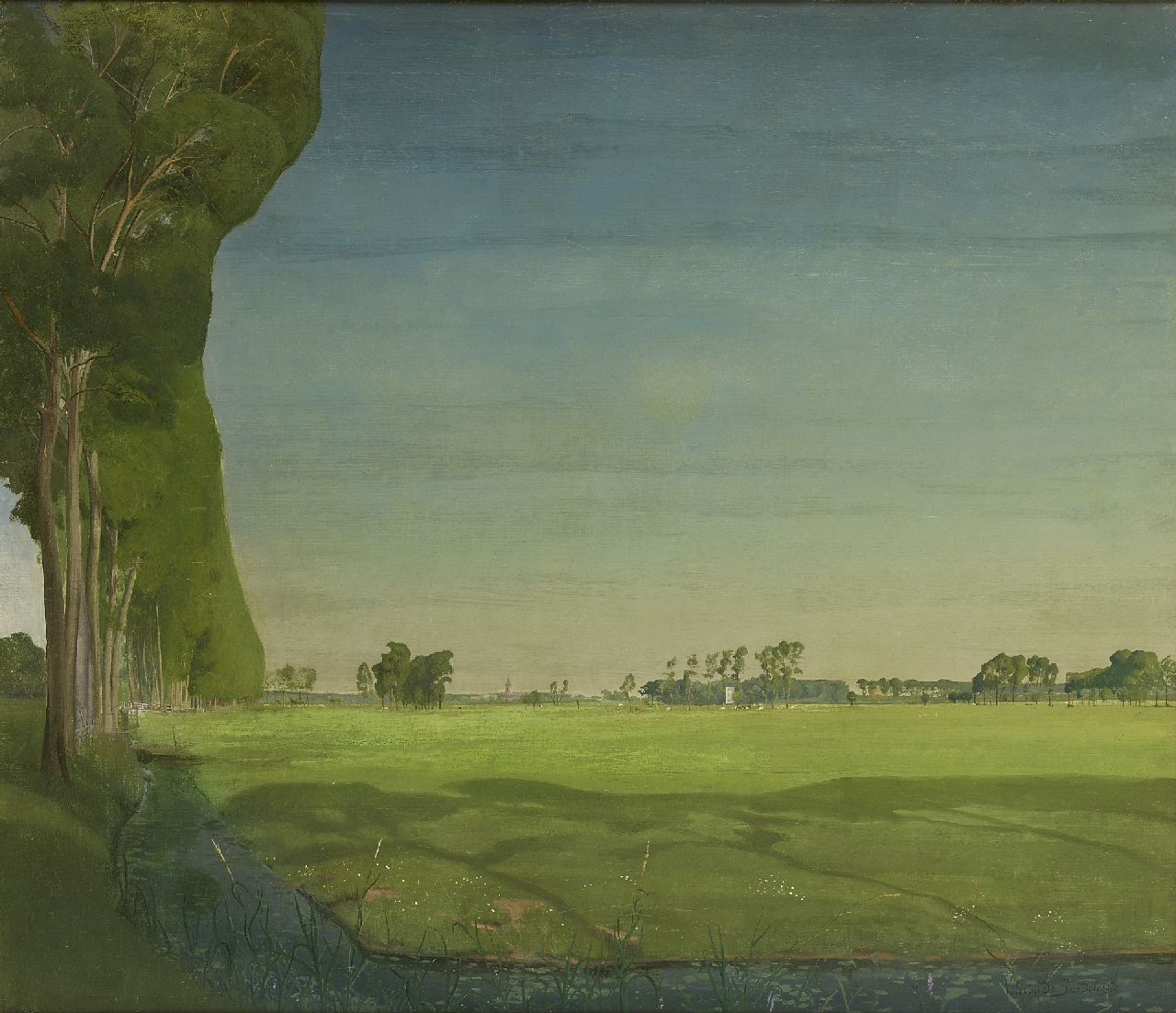 Saedeleer V. de | Valerius de Saedeleer, Landschaft mit anmutigem Gefilge, Öl auf Leinwand 65,7 x 75,8 cm, Unterzeichnet r.u. und datiert um 1907