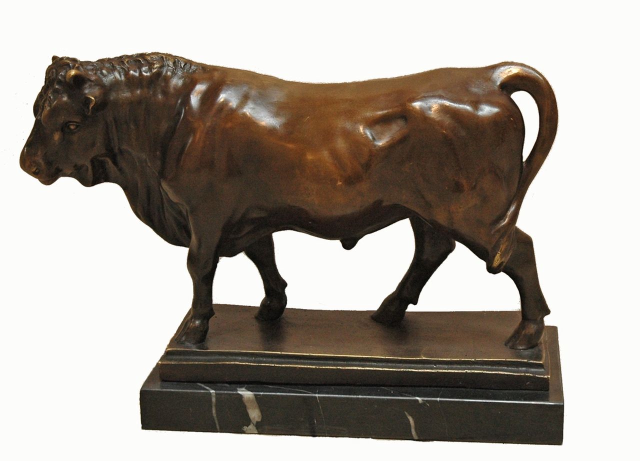 B.C. Zheng | Stier, Bronze, 34,1 x 48,0 cm