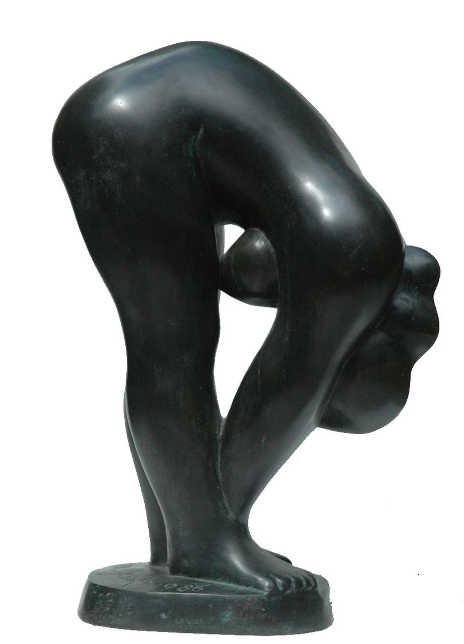 Jonk N.  | Nicolaas 'Nic' Jonk, Exercise, Bronze 59,8 x 38,0 cm, signed on the base und executed 1986