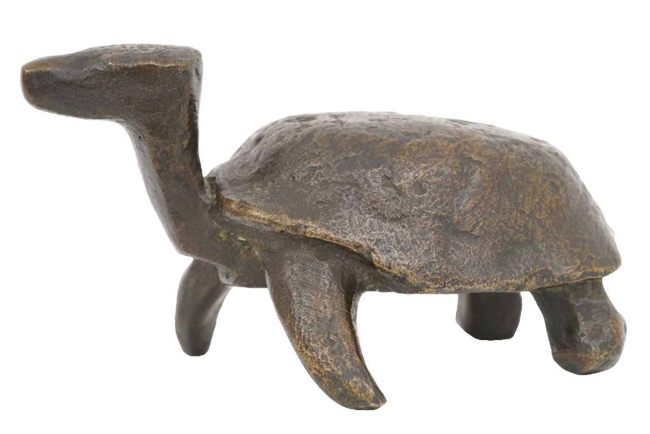 Rudolf Christian Baisch | Schildkröte, Bronze, 7,3 x 8,7 cm, Unterzeichnet auf Unterseite und datiert '71