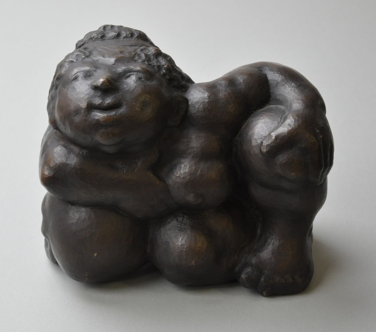 Schwaiger R.  | Rudolf Schwaiger, Liegende Magdalena, Bronze 15,9 x 19,0 cm