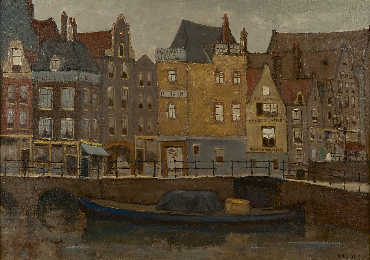 Mackenzie M.H.  | Marie Henri Mackenzie, The Grimnesse lock, Amsterdam, Öl auf Leinwand 49,9 x 70,3 cm, signed l.r.