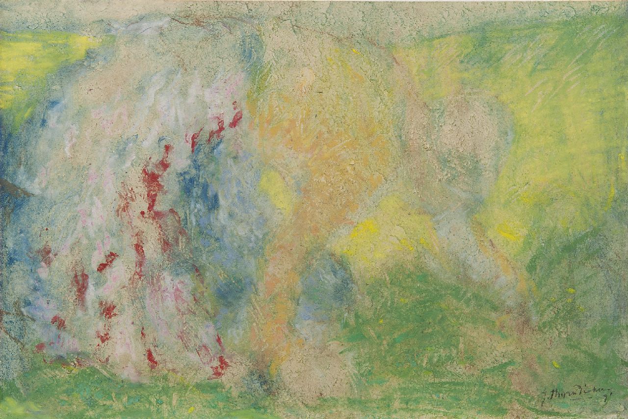 Thorn Prikker J.  | Johan Thorn Prikker, Arbeit auf dem Lande, Pastell und Aquarell auf Papier 32,0 x 47,1 cm, Unterzeichnet r.u. und datiert '91