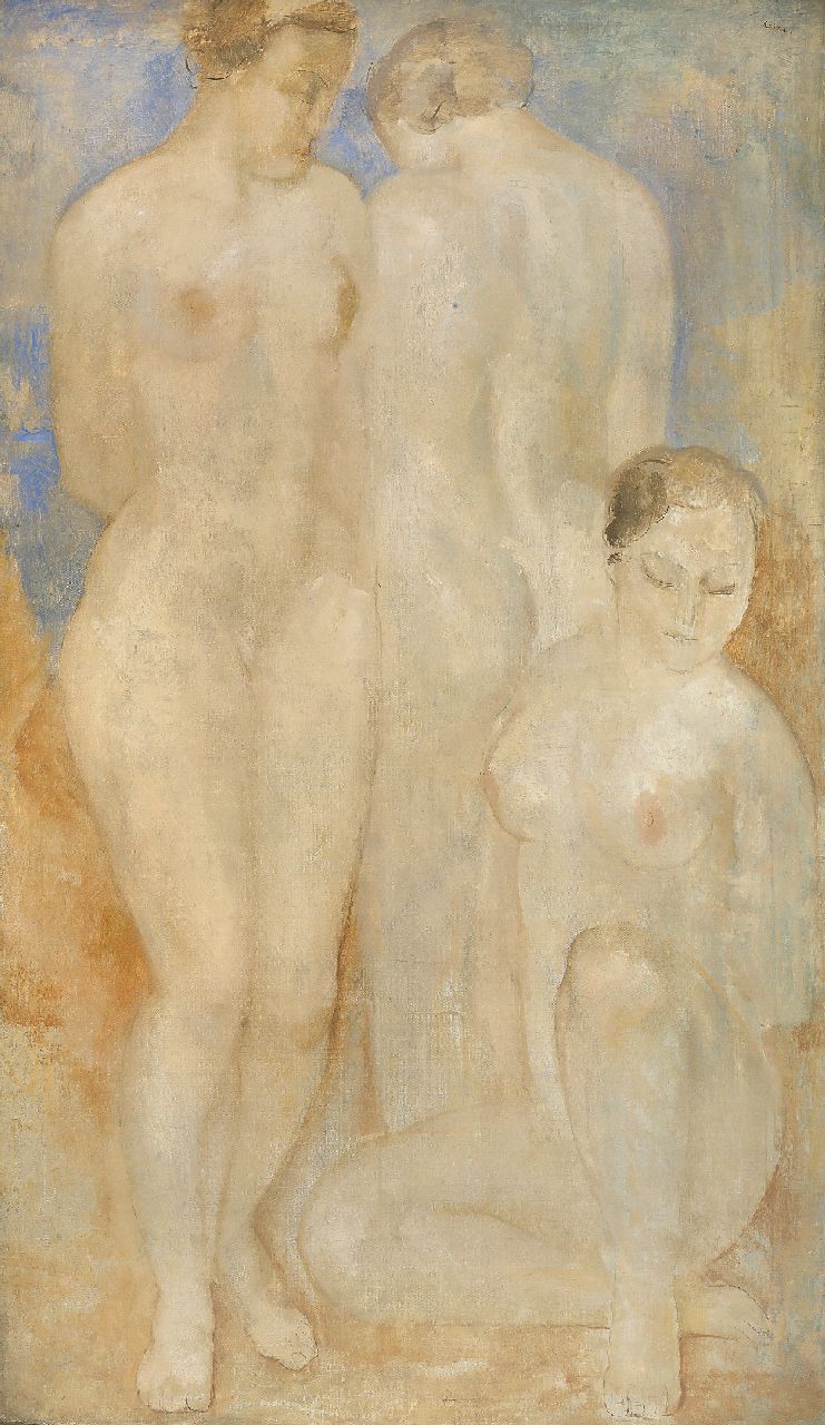Kelder A.B.  | Antonius Bernardus 'Toon' Kelder | Gemälde zum Verkauf angeboten | Drei Frauen, Öl auf Leinwand 157,5 x 92,6 cm, Unterzeichnet r.o.