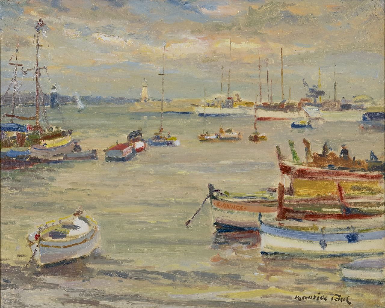 Paul M.  | Maurice Paul, Cannes, Öl auf Leinwand 33,6 x 41,3 cm, Unterzeichnet r.u.