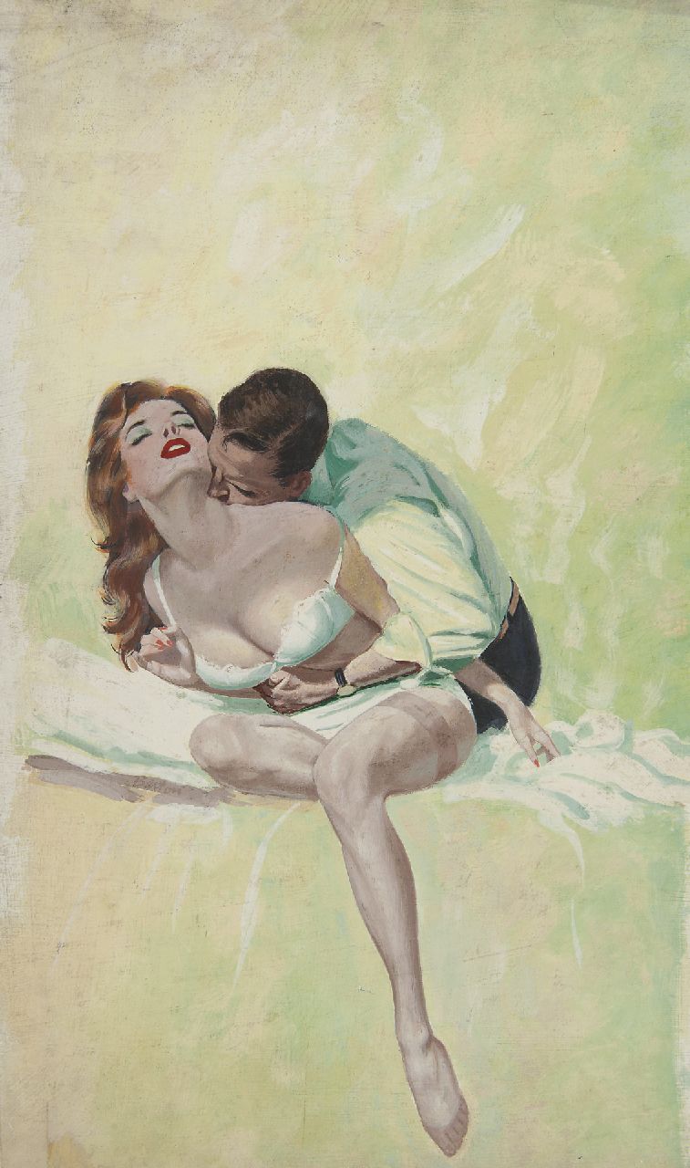 Harry L. Barton | Squeeze play, Tempera auf Holzfaser, 61,0 x 39,3 cm, signed l.c. under knee und zu datieren ca. 1961