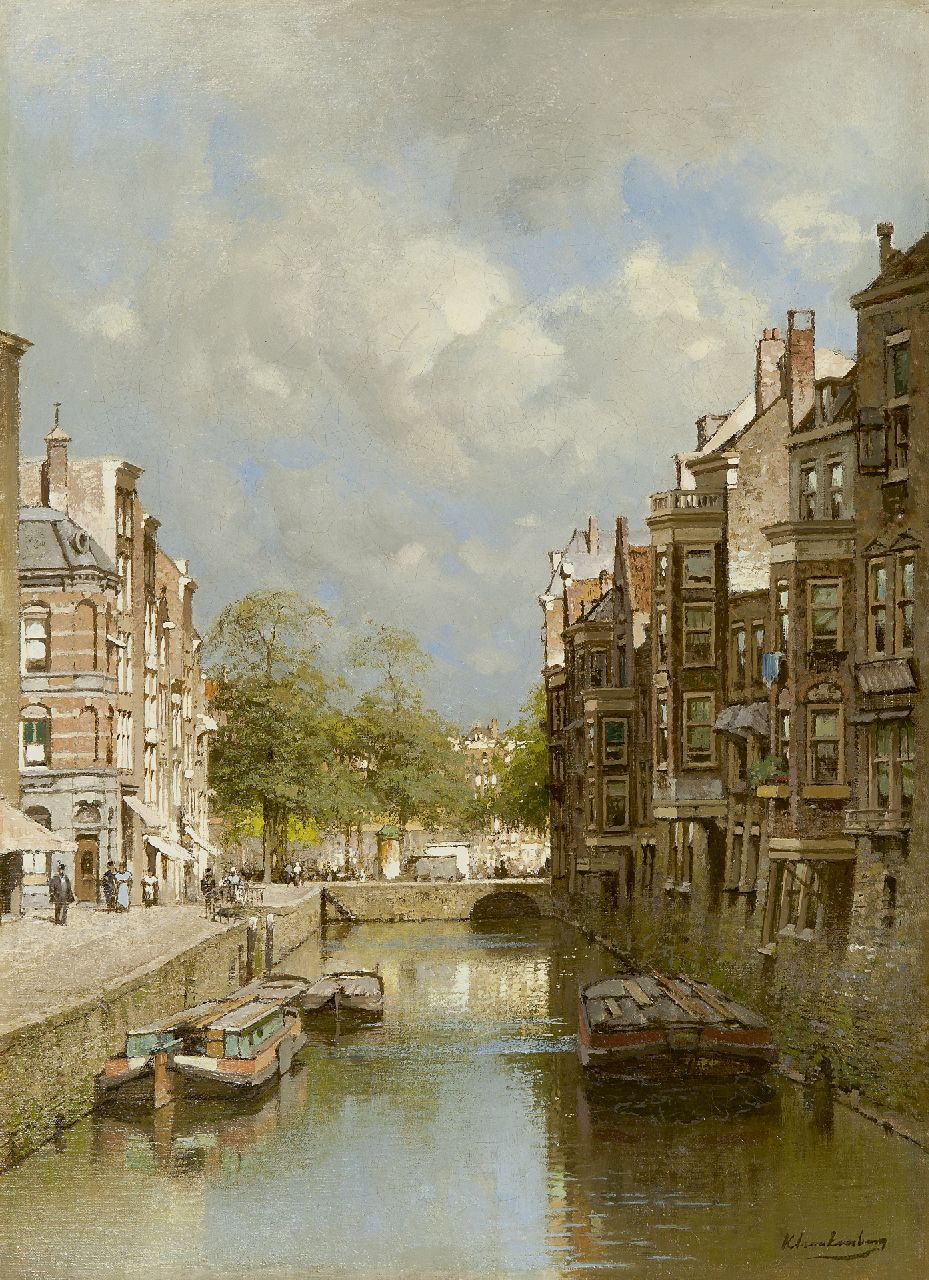 Klinkenberg J.C.K.  | Johannes Christiaan Karel Klinkenberg, Die Steigersgracht, Rotterdam, Öl auf Leinwand 53,2 x 39,1 cm, Unterzeichnet u.r.