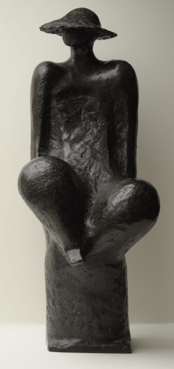 Dijkstra R.  | Rijkel Dijkstra, Die Toskane, Bronze 68,5 x 20,5 cm, Unterzeichnet 'R.D.' auf der Basis