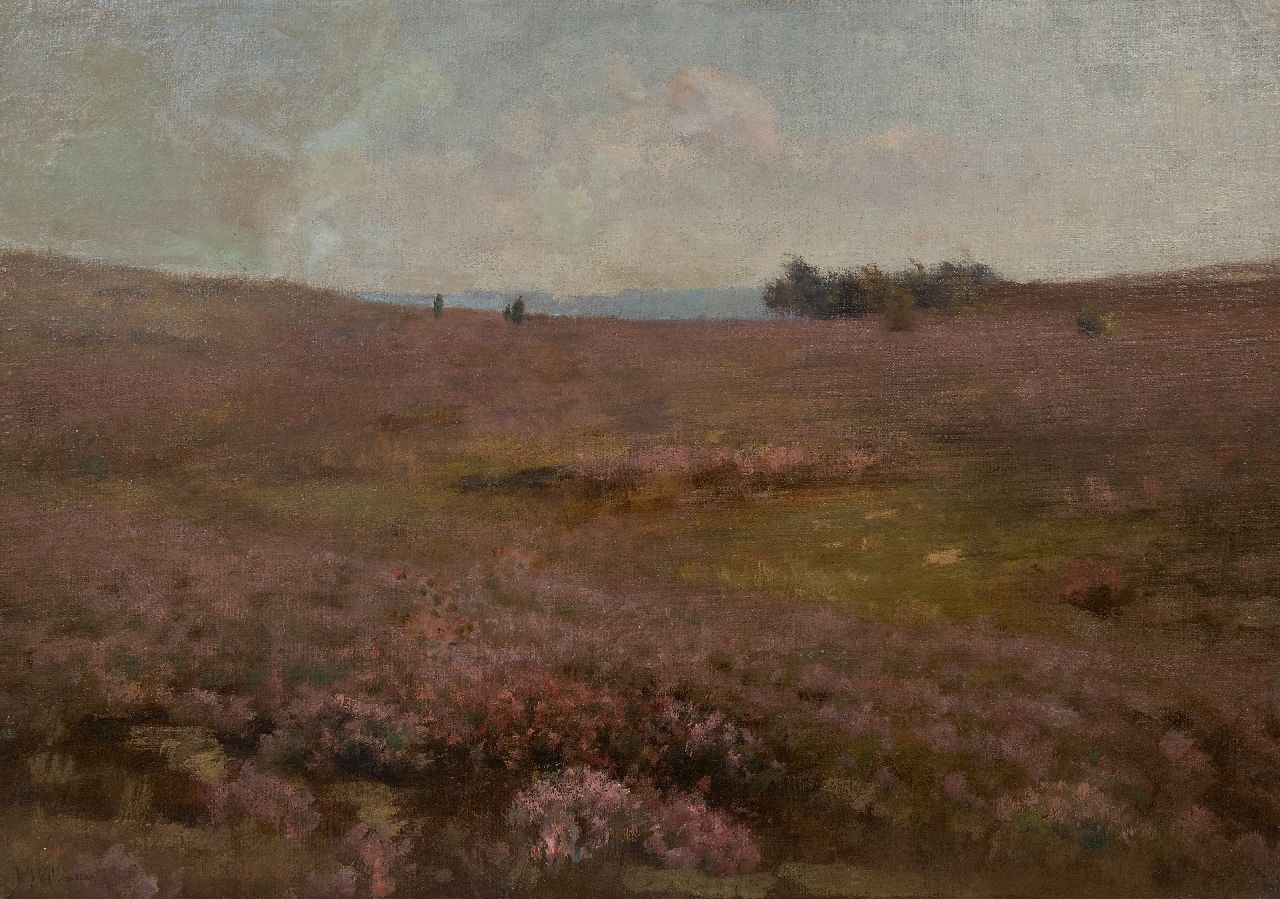 Willemsen W.J. | Willem Jan Willemsen | Gemälde zum Verkauf angeboten | Landschaft mit Heide, Öl auf Leinwand auf Holz 46,0 x 64,5 cm, Unterzeichnet u.L. Willemsen W.J. | Willem Jan Willemsen | Gemälde zum Verkauf angeboten | Landschaft mit Heide, Öl auf Leinwand auf Holz 46,0 x 64,5 cm, Unterzeichnet u.L.