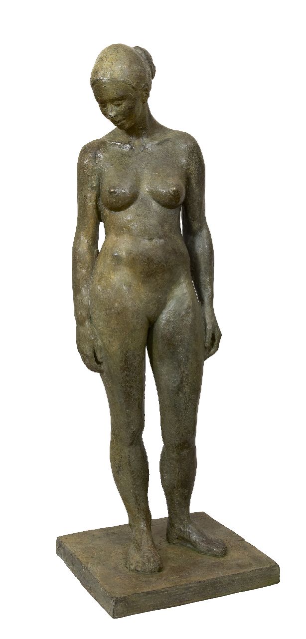 Kiewiet L.J.  | Lammert Jan 'Bert' Kiewiet | Skulpturen und Objekte zum Verkauf angeboten | Minja, Bronze 92,0 x 31,0 cm, Unterzeichnet auf der Basis