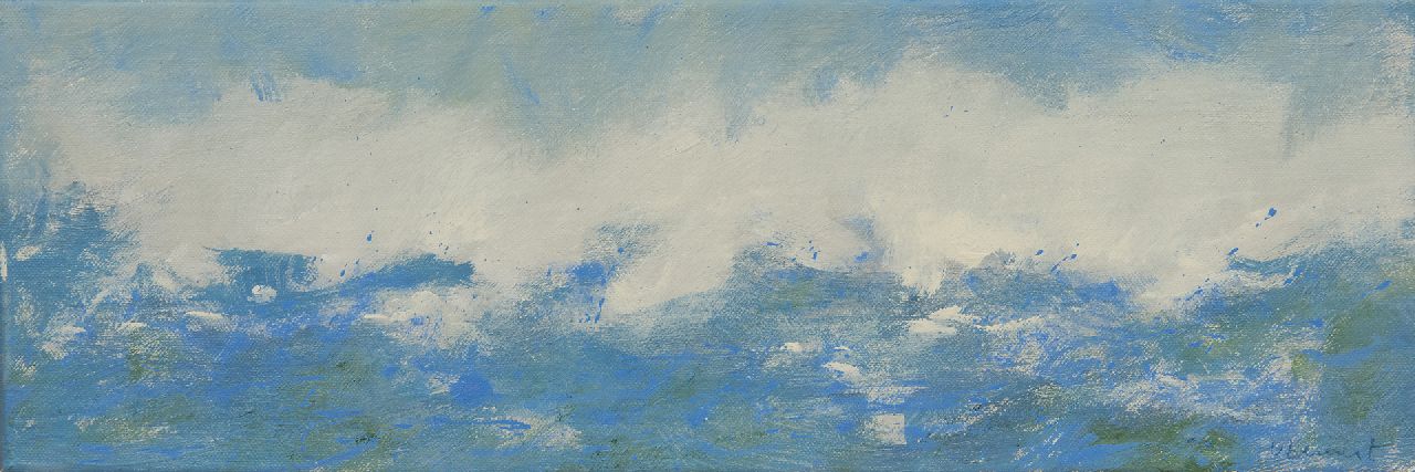 Hemert E. van | Evert van Hemert, Seascape, Acryl auf Leinwand 20,0 x 60,0 cm, Unterzeichnet u.r.