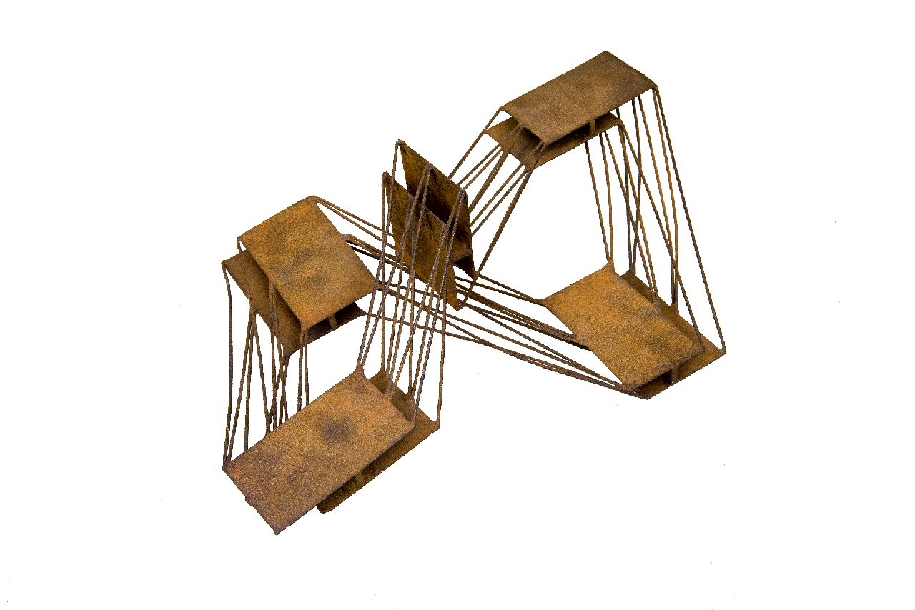 Carel Visser | Abstrakt, oxidised iron, 18,0 x 59,5 cm, zu datieren um 1956