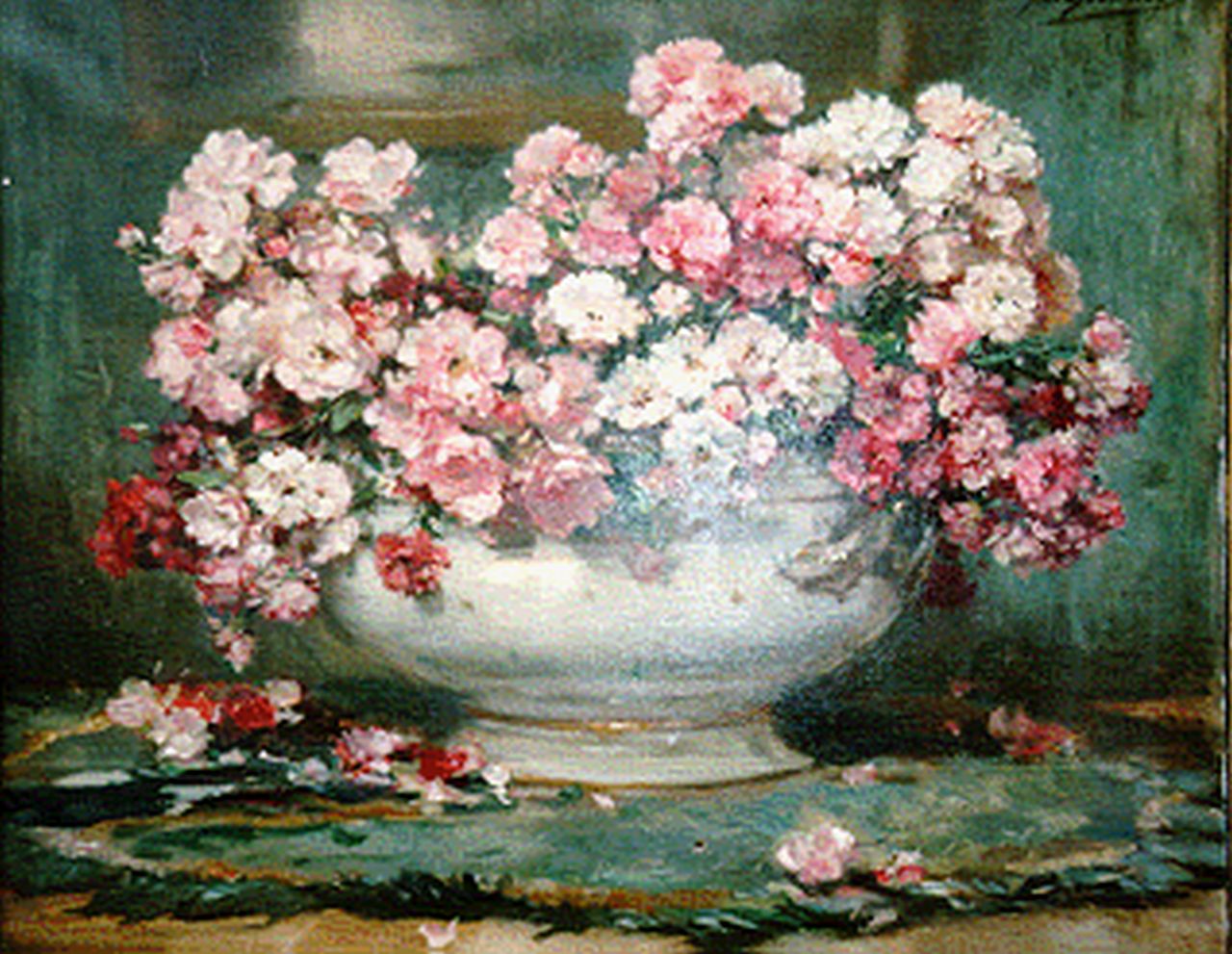 Gouweloos J.L.H.  | 'Jean' Léon Henri Gouweloos, A Flower Still life, Öl auf Leinwand 65,3 x 81,0 cm, signed u.r.