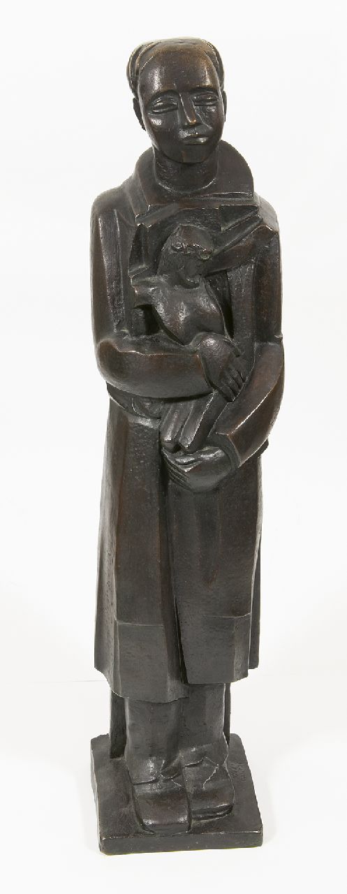 Jozef Cantré | Ecce homo, Bronze, 81,3 cm, Unterzeichnet in der Basis