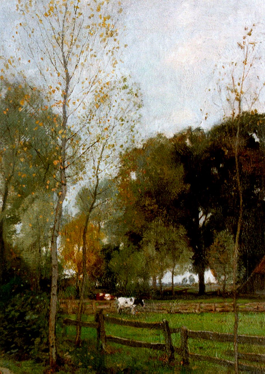 Gorter A.M.  | 'Arnold' Marc Gorter, Boerenlandschap, Öl auf Leinwand 62,3 x 43,3 cm, gesigneerd rechtsonder