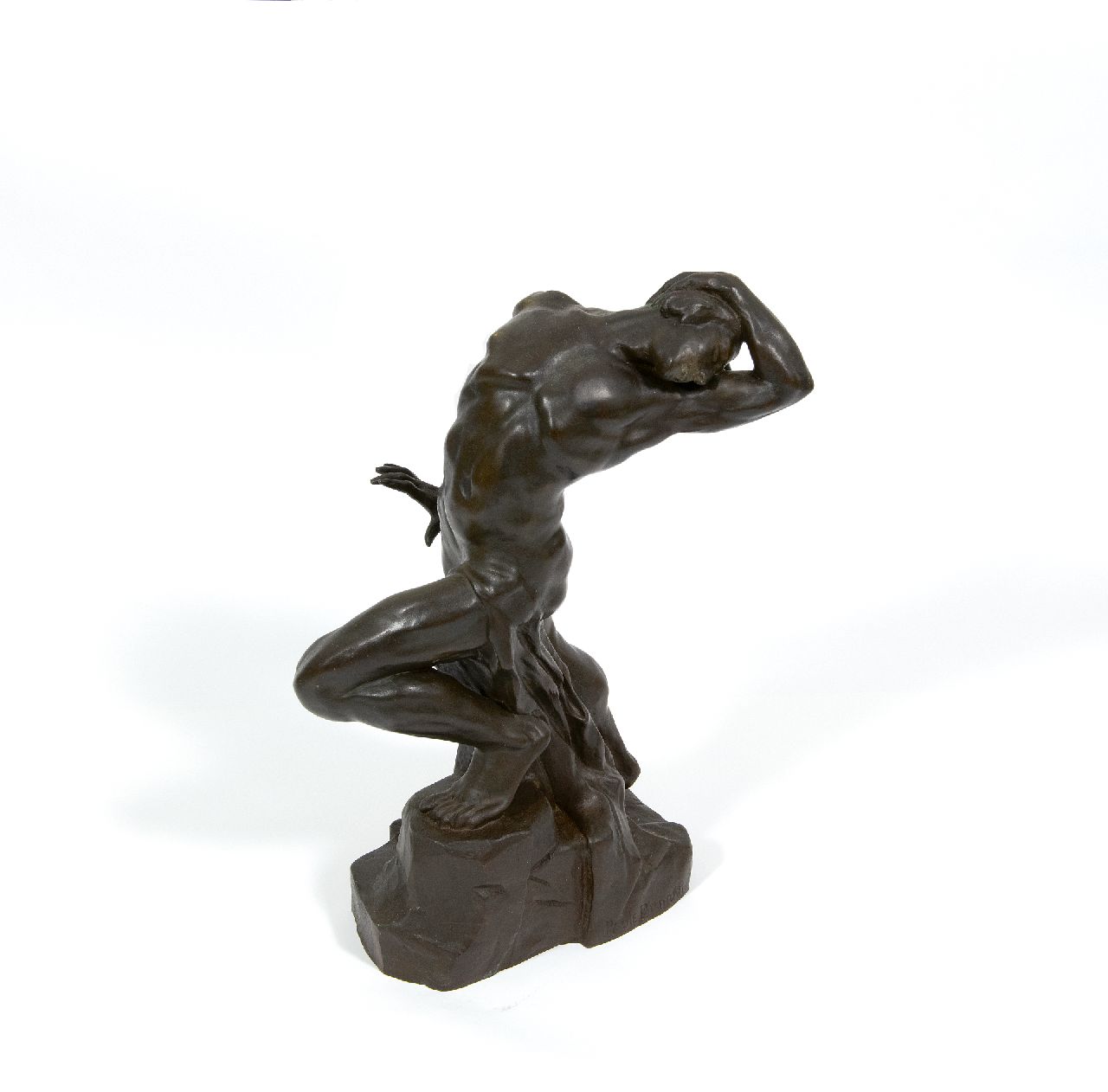 Bisman P.  | Paule Bisman | Skulpturen und Objekte zum Verkauf angeboten | In Verzückung, Bronze 38,5 cm, signed on the base