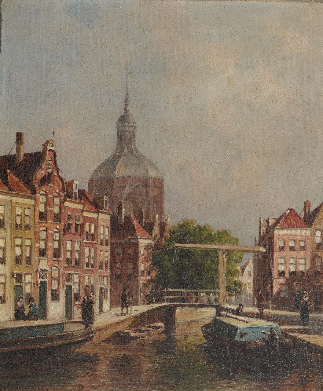 Vertin P.G.  | Petrus Gerardus Vertin, x, Öl auf Holz 20,0 x 23,5 cm, datiert 1834