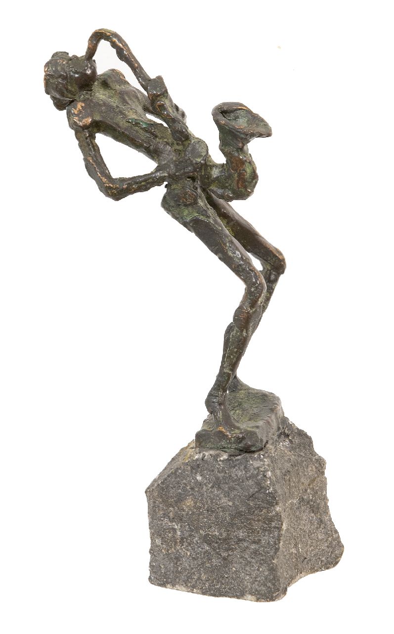 Bakker W.F.  | Willem Frederik 'Jits' Bakker | Skulpturen und Objekte zum Verkauf angeboten | x, Bronze 23,5 x 5,2 cm, Unterzeichnet auf der Basis