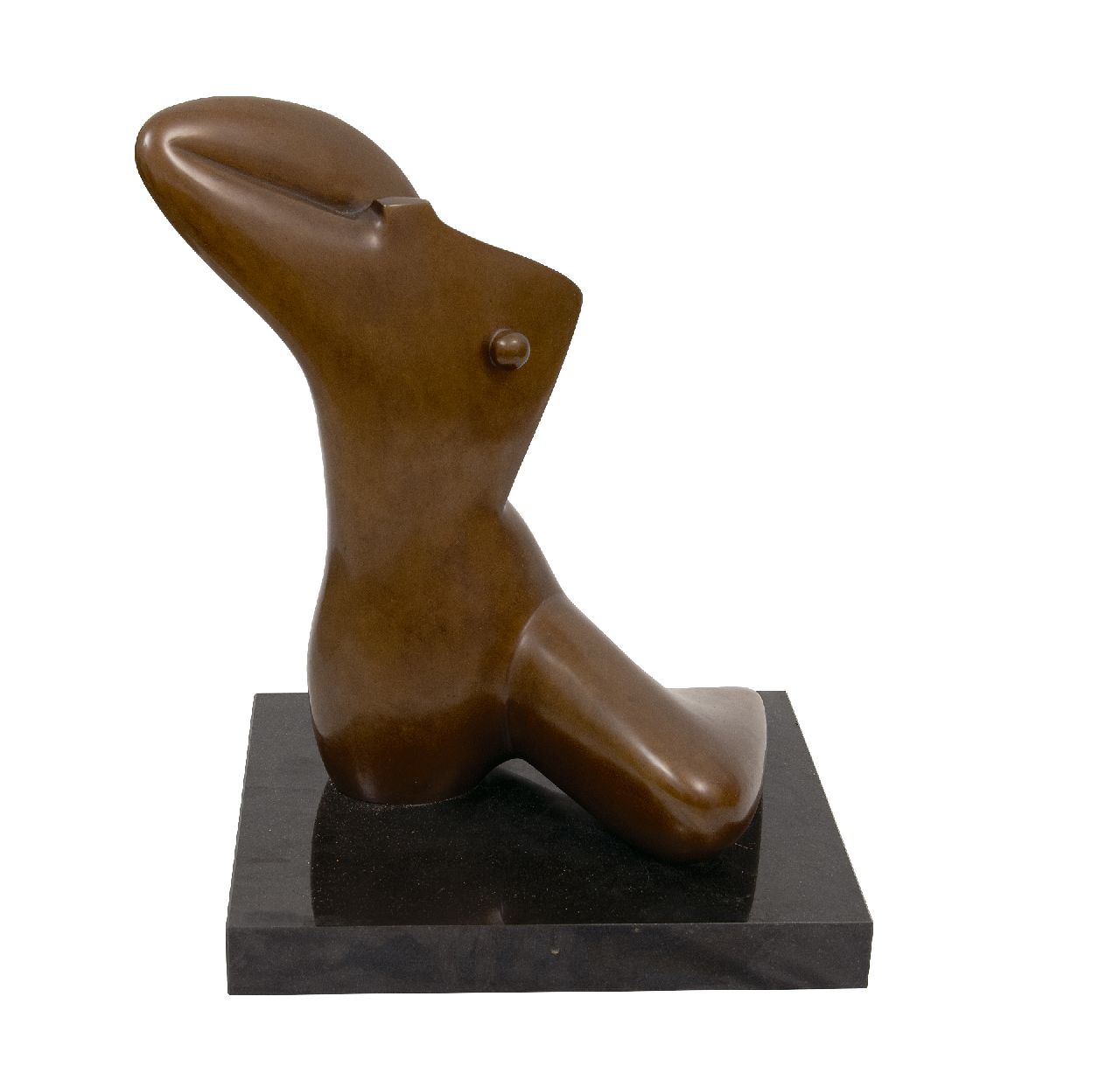 Gloria Pecego | Frauenfigur, Bronze, 45,0 x 21,7 cm, Unterzeichnet auf der Rückseite