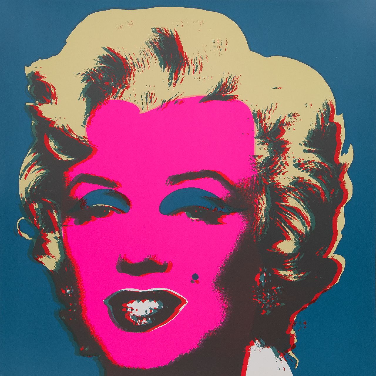 Naar Andy Warhol   | Naar Andy Warhol, Marilyn Monroe, Siebdruck 94,5 x 94,5 cm