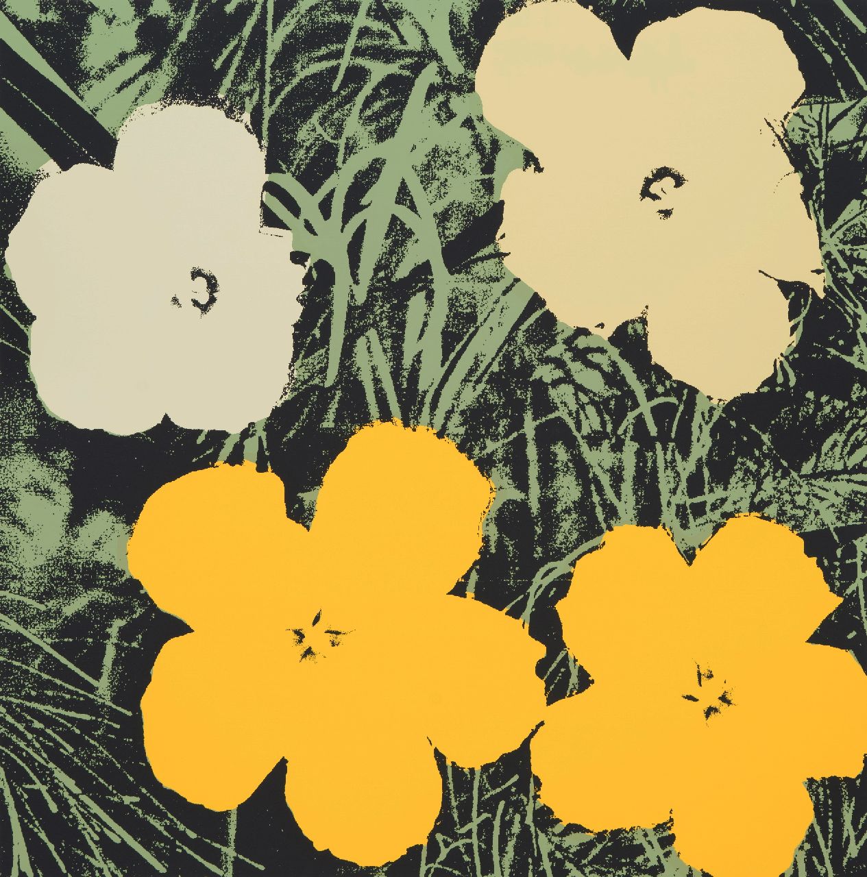 Naar Andy Warhol   | Naar Andy Warhol | Grafik zum Verkauf angeboten | Flowers, Siebdruck auf Papier 91,0 x 90,7 cm, prijs zonder lijst