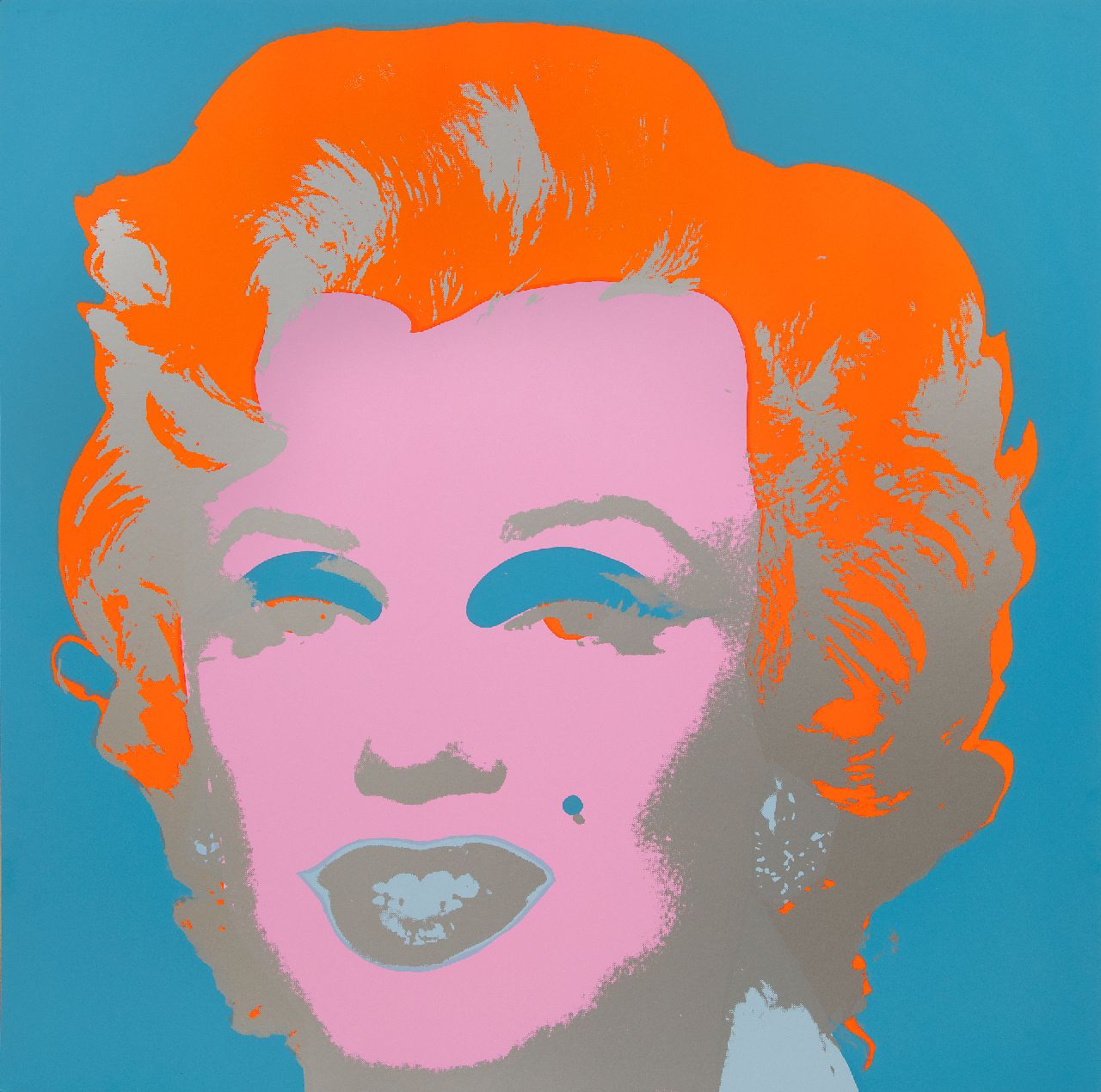 Naar Andy Warhol   | Naar Andy Warhol | Grafik zum Verkauf angeboten | Marilyn, Siebdruck auf Papier 91,0 x 91,0 cm, prijs zonder lijst