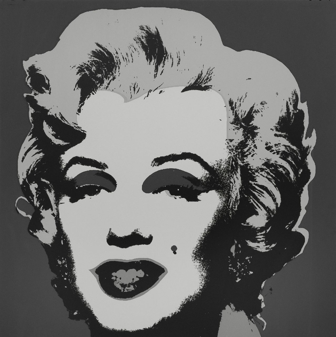 Naar Andy Warhol   | Naar Andy Warhol | Grafik zum Verkauf angeboten | Marilyn, Siebdruck auf Papier 91,0 x 91,0 cm, prijs zonder lijst