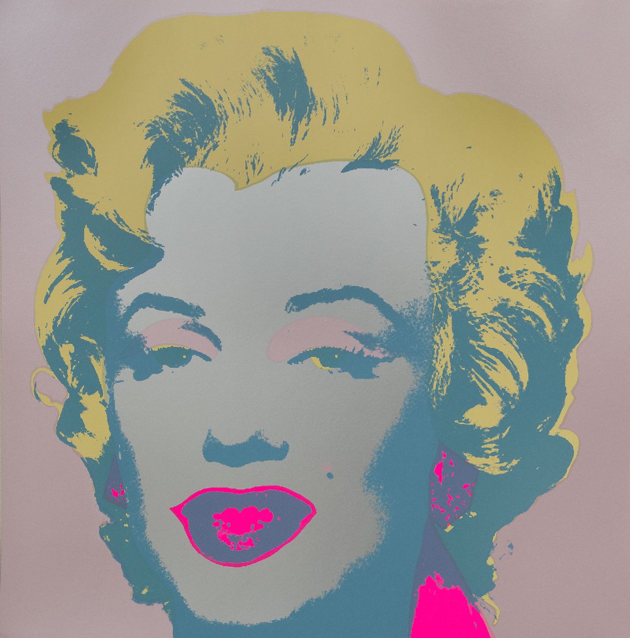 Naar Andy Warhol   | Naar Andy Warhol | Grafik zum Verkauf angeboten | Marilyn, Siebdruck auf Papier 91,0 x 91,0 cm, prijs zonder lijst