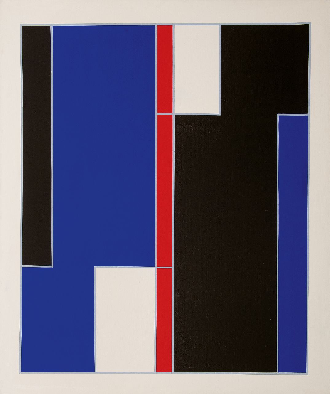 Berg S.R. van den | Sybren Ridsert 'Siep' van den Berg | Gemälde zum Verkauf angeboten | Ohne Titel, Öl auf Leinwand 130,1 x 110,2 cm, Unterzeichnet im Verso mit Initialen und zu datieren um 1961