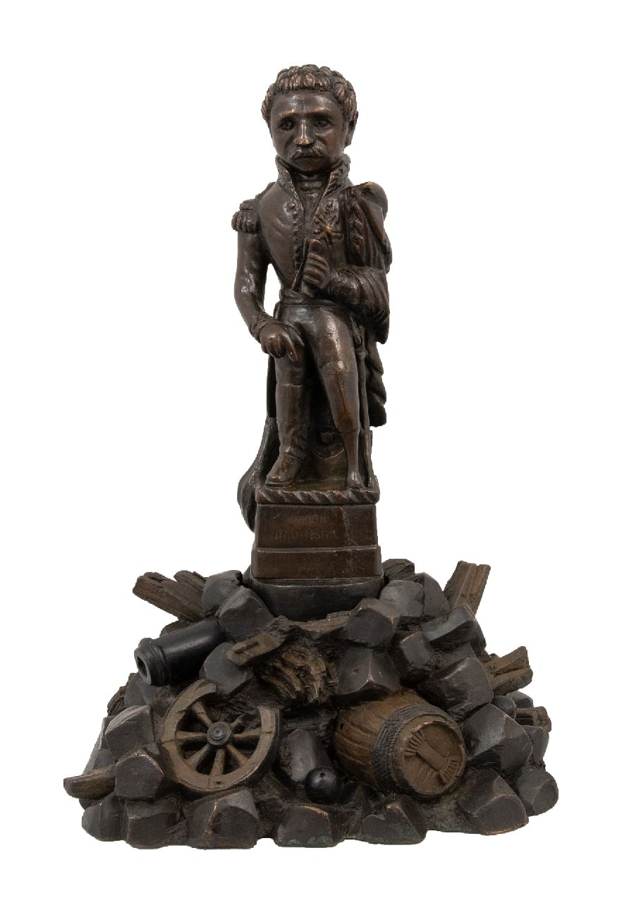Rousseau H.  | Henri 'Le Douanier' Rousseau | Skulpturen und Objekte zum Verkauf angeboten | Baron Daumesnil (Le Général Daumesnil), Bronze 49,5 x 33,0 cm, Unterzeichnet auf der Basis und ausgeführt in 2011