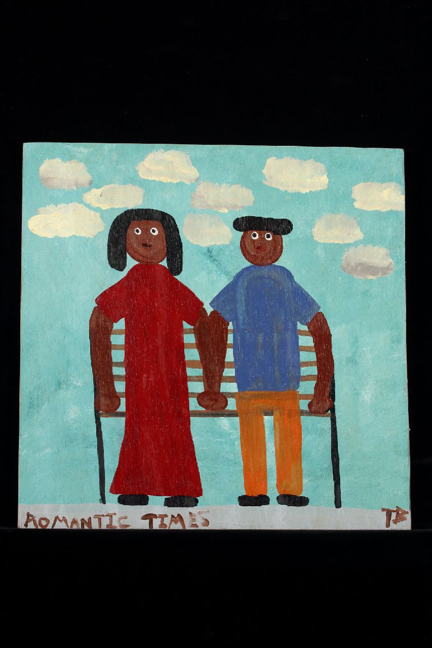 Brown T.  | Timothy 'Tim' Brown, Romantic times, Acryl auf Holz 48,0 x 48,0 cm, Unterzeichnet u.r. mit Initialen