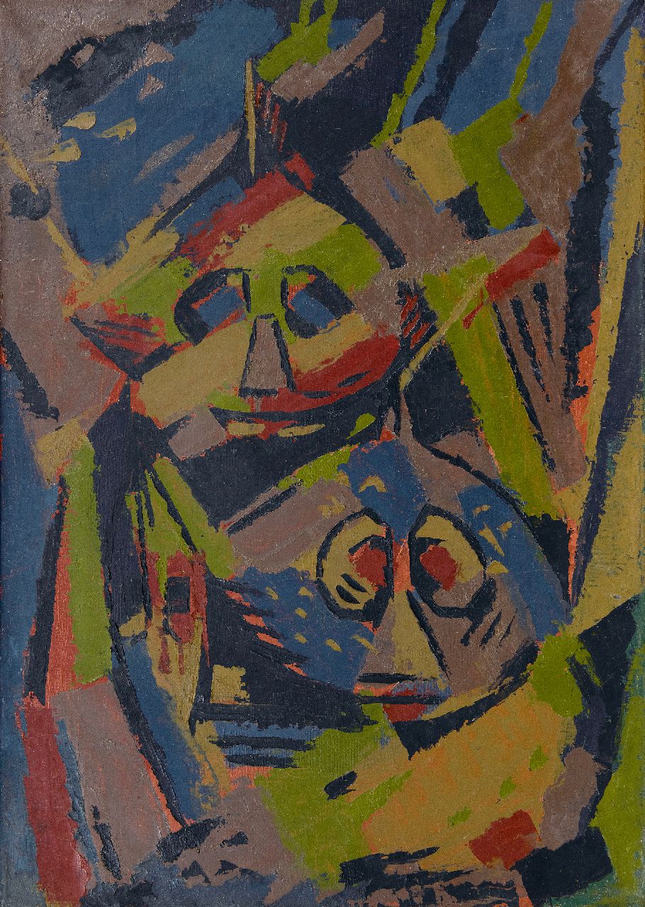 Hunziker F.  | Frieda Hunziker, Flughähne, Öl auf Leinwand 70,2 x 49,9 cm, zu datieren 1944