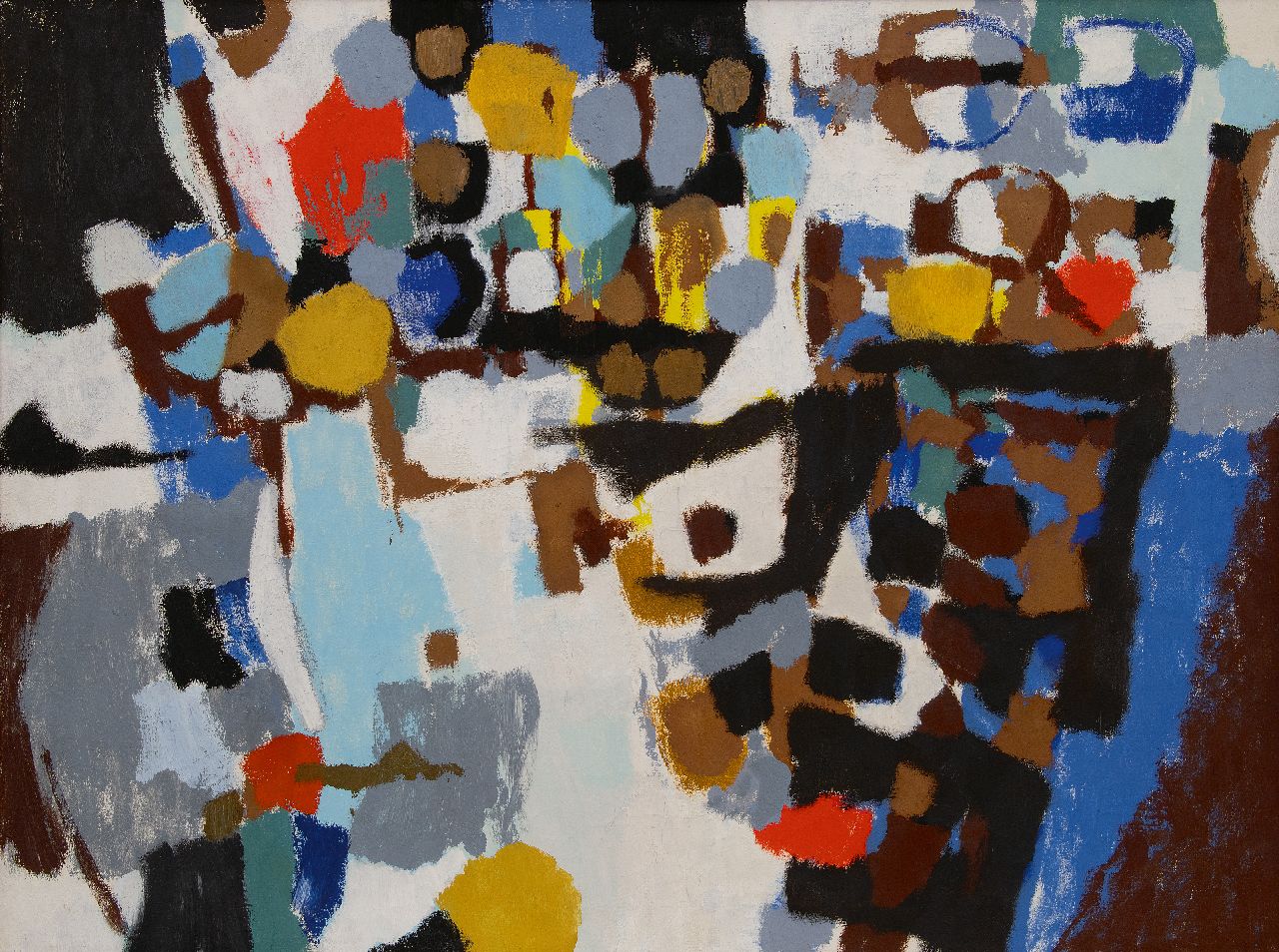 Hunziker F.  | Frieda Hunziker, Tropen, Öl auf Leinwand 74,7 x 99,8 cm, Unterzeichnet auf Keilrahmen und zu datieren 1956