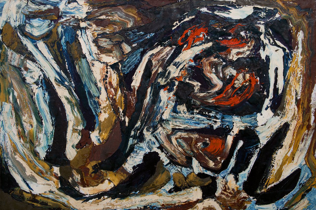 Hunziker F.  | Frieda Hunziker, Nuit Mexicaine, Öl auf Leinwand 100,0 x 150,2 cm, Unterzeichnet auf Keilrahmen und zu datieren 1963