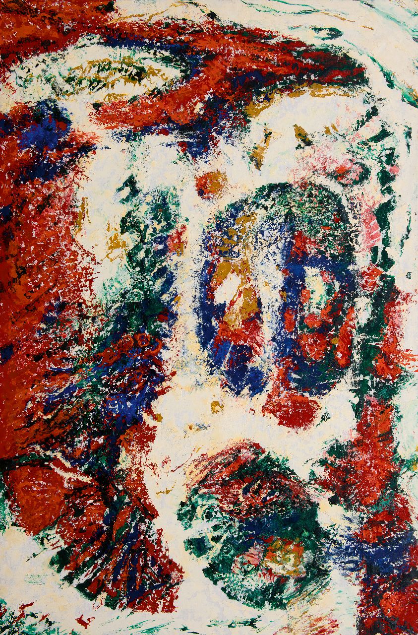 Hunziker F.  | Frieda Hunziker, Wo die Bereiche meiner Träume Wirklichkeit werden, Öl auf Leinwand 150,0 x 100,0 cm, zu datieren 1966