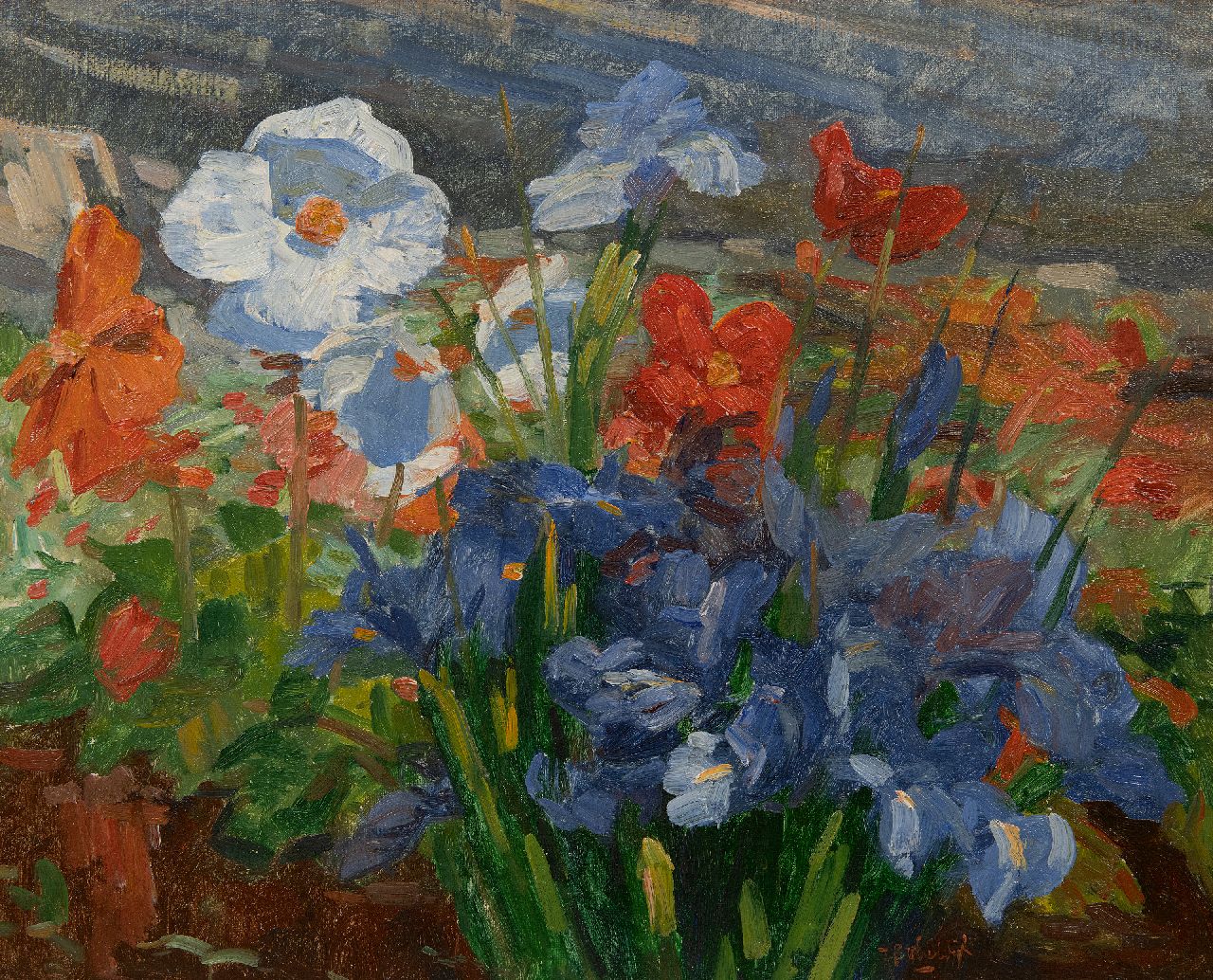 Bobeldijk F. | Felicien Bobeldijk | Gemälde zum Verkauf angeboten | Gewächshaus in Aalsmeer, Öl auf Leinwand 41,3 x 51,3 cm, Unterzeichnet u.r. Bobeldijk F. | Felicien Bobeldijk | Gemälde zum Verkauf angeboten | Gewächshaus in Aalsmeer, Öl auf Leinwand 41,3 x 51,3 cm, Unterzeichnet u.r.