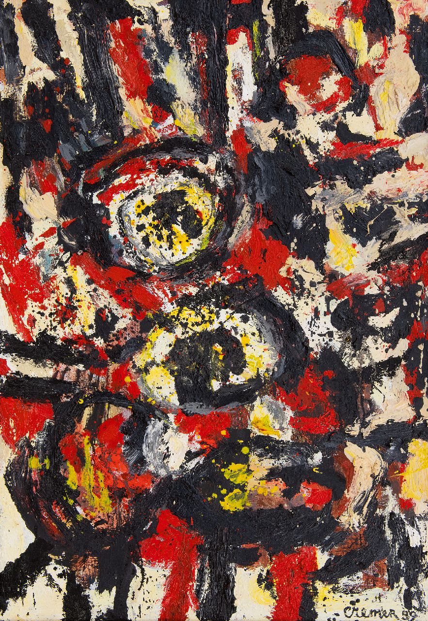 Jan Cremer | Ohne Titel, Öl auf Leinwand, 65,2 x 45,1 cm, Unterzeichnet u.r. und datiert '59