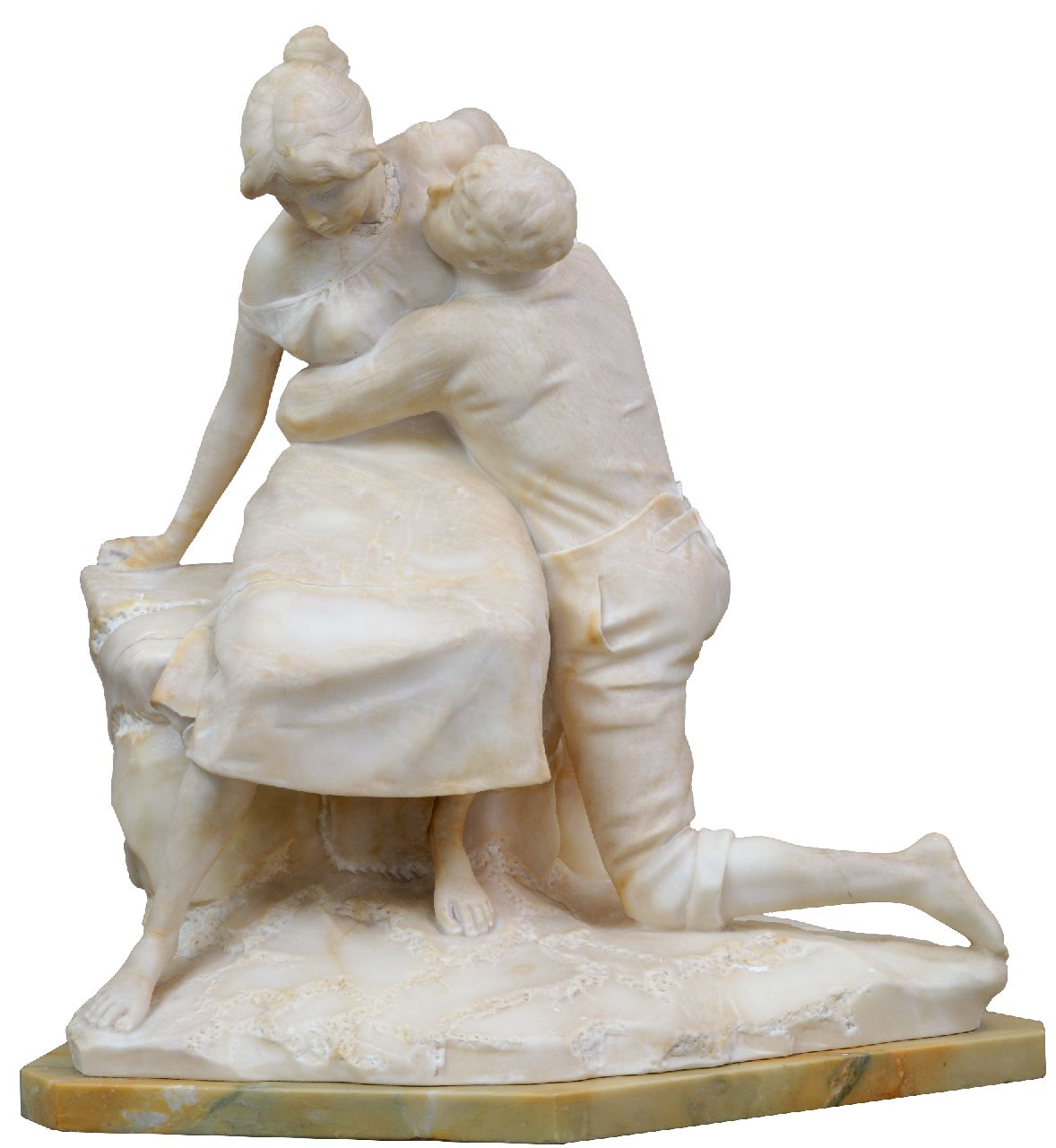Seger E. | Ernst Seger | Skulpturen und Objekte zum Verkauf angeboten | Innige Umarmung, Alabaster 47,2 x 49,6 cm, Unterzeichnet auf der Rückseite Seger E. | Ernst Seger | Skulpturen und Objekte zum Verkauf angeboten | Innige Umarmung, Alabaster 47,2 x 49,6 cm, Unterzeichnet auf der Rückseite