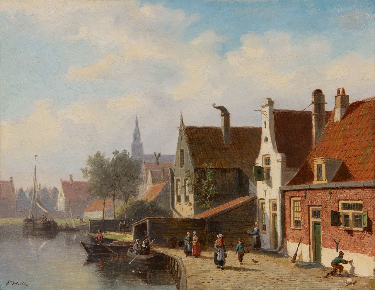 Hulk sr. J.F. | Johannes Frederik Hulk sr. | Gemälde zum Verkauf angeboten | Gesicht in Antwerpen, Öl auf Holz 31,5 x 40,7 cm, Unterzeichnet u.l. Hulk sr. J.F. | Johannes Frederik Hulk sr. | Gemälde zum Verkauf angeboten | Gesicht in Antwerpen, Öl auf Holz 31,5 x 40,7 cm, Unterzeichnet u.l.