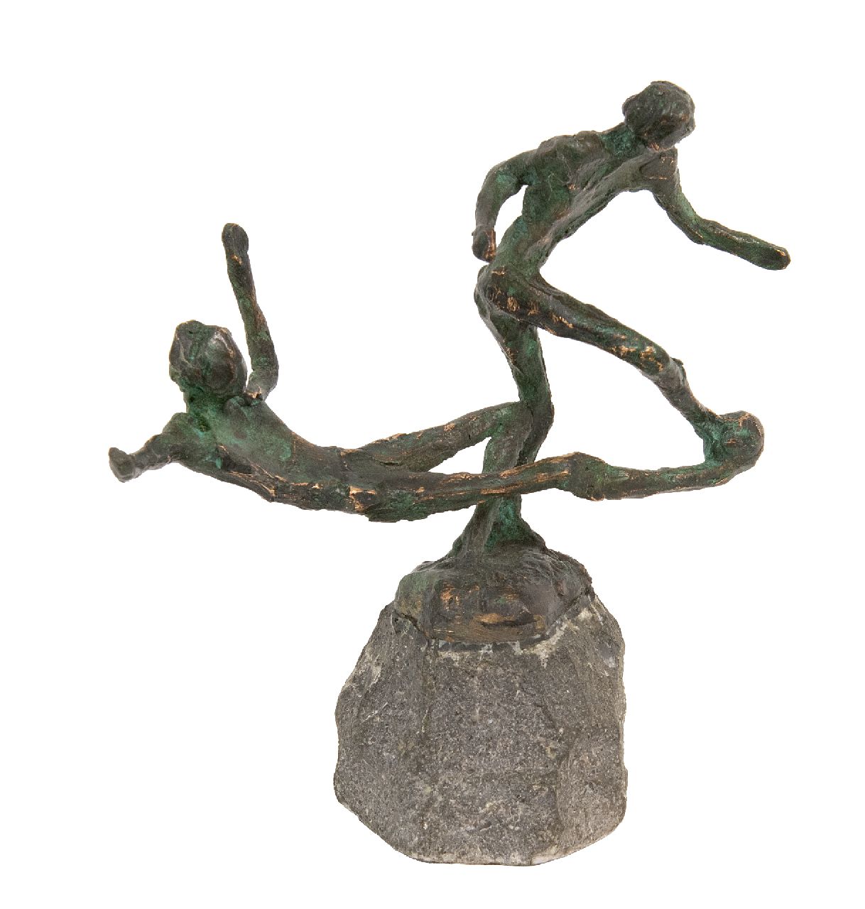 Bakker W.F. | Willem Frederik 'Jits' Bakker | Skulpturen und Objekte zum Verkauf angeboten | Sliding (Johan Cruijff), Bronze 15,5 x 14,0 cm, Unterzeichnet auf der Basis Bakker W.F. | Willem Frederik 'Jits' Bakker | Skulpturen und Objekte zum Verkauf angeboten | Sliding (Johan Cruijff), Bronze 15,5 x 14,0 cm, Unterzeichnet auf der Basis