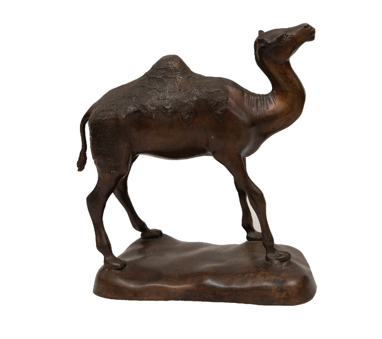 Mène P.J. | Pierre Jules Mène, Dromedar, Bronze 35,9 x 16,4 cm, Unterzeichnet auf der Basis Mène P.J. | Pierre Jules Mène, Dromedar, Bronze 35,9 x 16,4 cm, Unterzeichnet auf der Basis