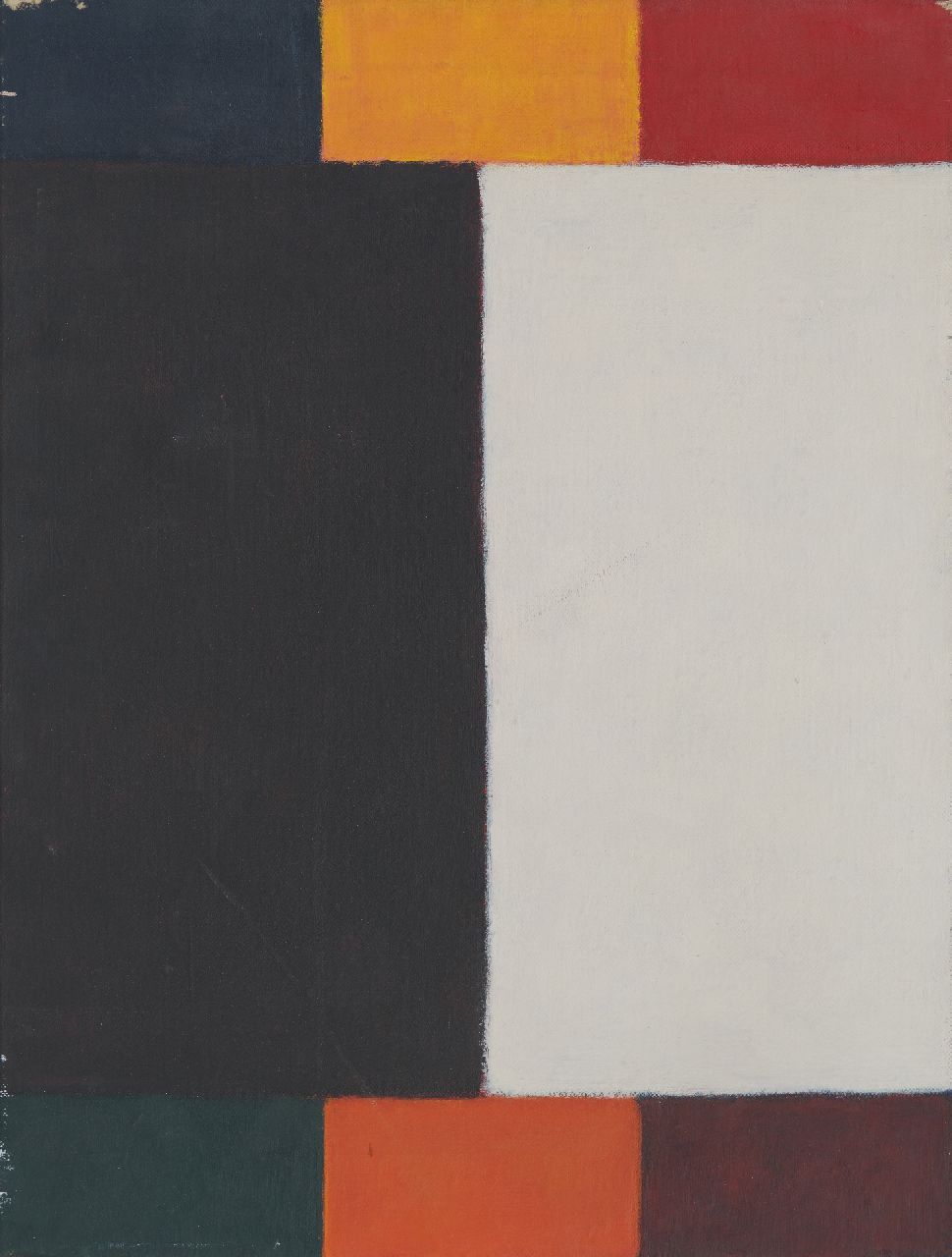 Vunderink I.P.  | 'Ido' Pieter Vunderink | Gemälde zum Verkauf angeboten | Ohne Titel, Öl auf Leinwand 60,1 x 45,2 cm, Unterzeichnet im Verso und datiert im Verso 1986