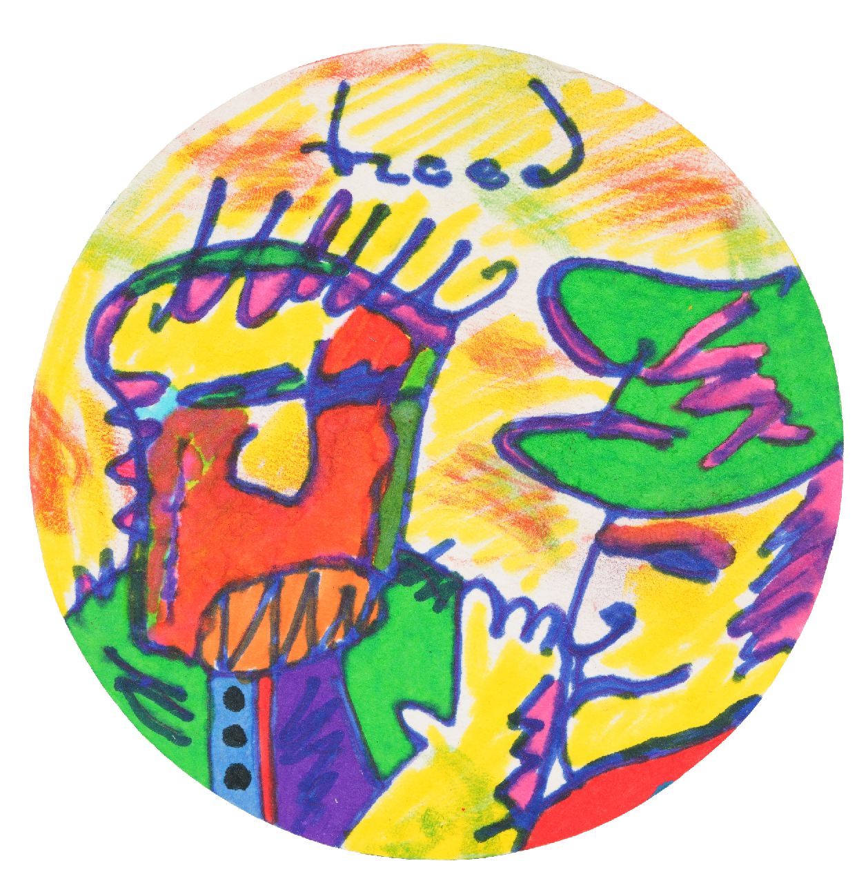 Brood H.  | Herman Brood |  zum Verkauf angeboten | Bierdeckel, Unterzeichnet m.o.