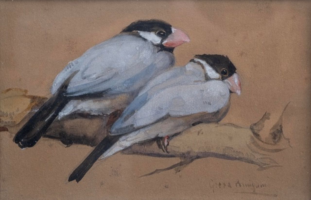 Bruigom M.C.  | Margaretha Cornelia 'Greta' Bruigom | Aquarelle und Zeichnungen zum Verkauf angeboten | x, Aquarell auf Papier 10,0 x 15,0 cm, Unterzeichnet u.R.