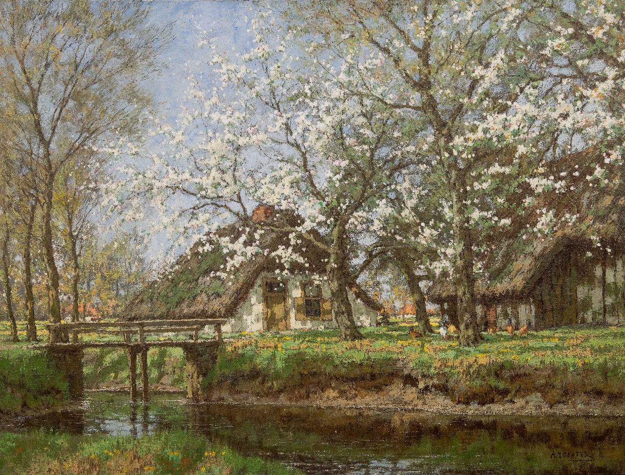 Gorter A.M.  | 'Arnold' Marc Gorter | Gemälde zum Verkauf angeboten | x, Öl auf Leinwand 78,0 x 102,0 cm, Unterzeichnet u.r.